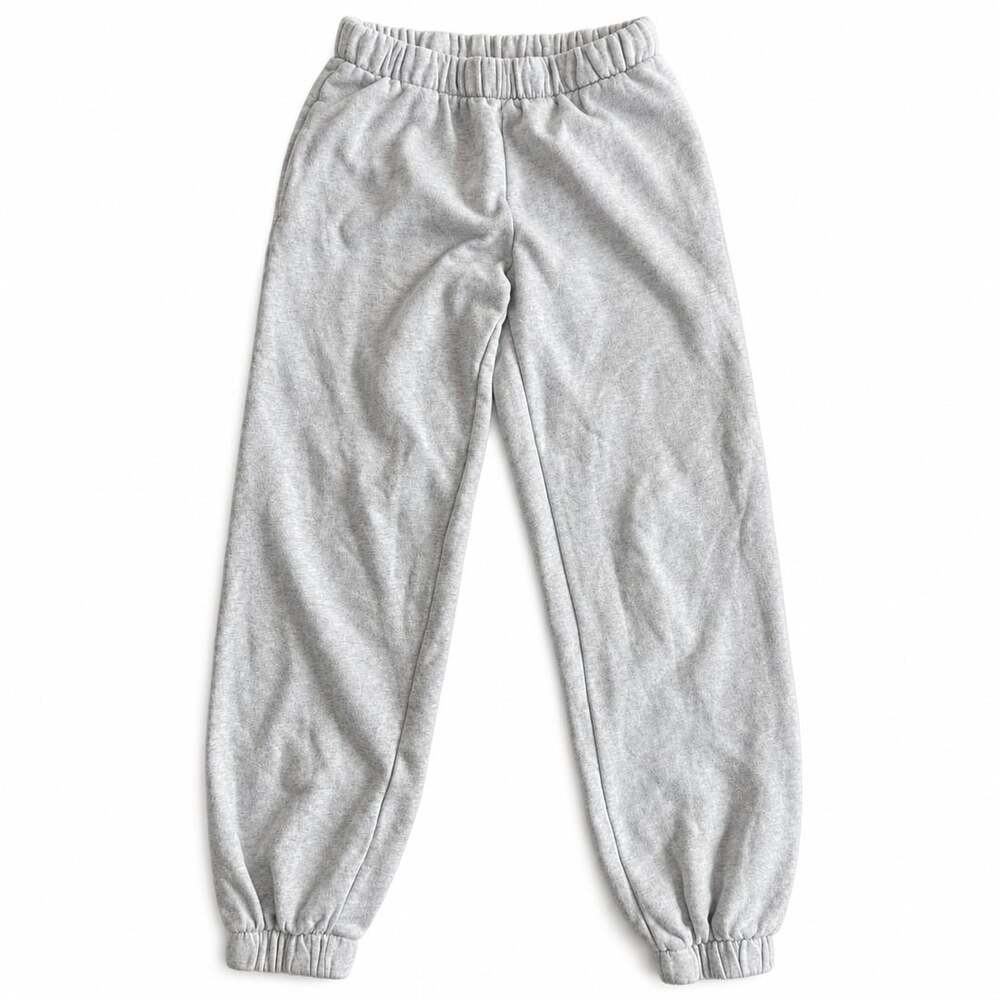 Brandy Melville Rosa Sweatpants Light Heather Grey Fleece Joggers